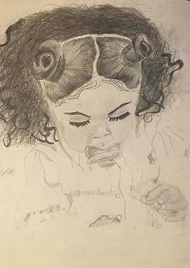 Cute Curlyheaded Baby