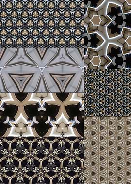 Kaleidoscope collage