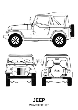 BNW Jeep Wrangler 1987