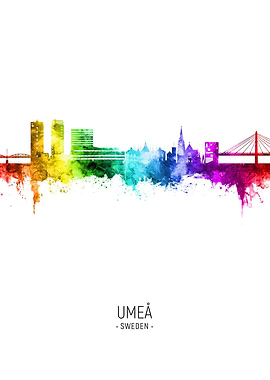Umea Skyline Sweden