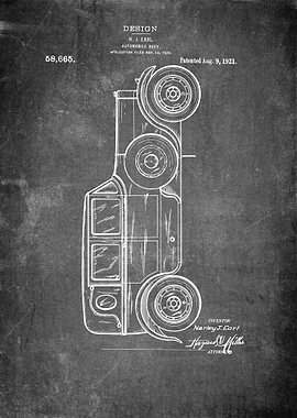 Car Patent Art