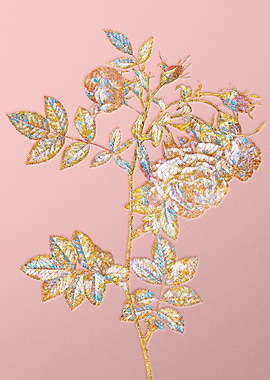 Pink Crystal Rose Flower