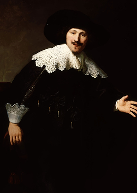 Rembrandt Pendant portrait