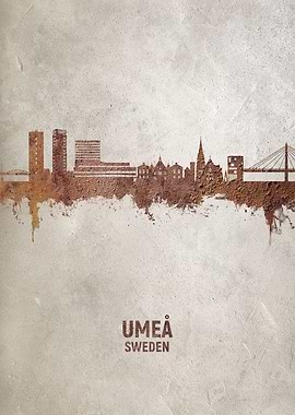 Umea Skyline Sweden