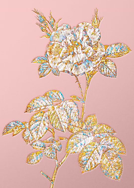 Pink Crystal Rose Flower