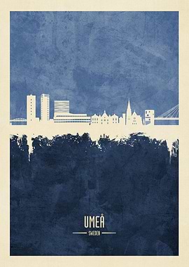 Umea Skyline Sweden