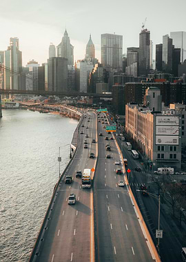 Buildings near of water