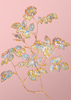 Pink Crystal Rose Flower