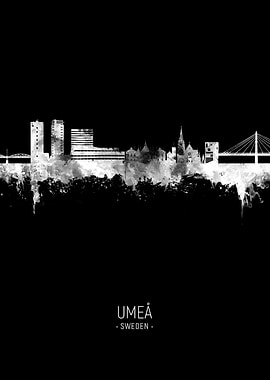 Umea Skyline Sweden