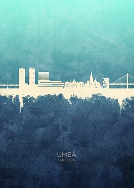 Umea Skyline Sweden