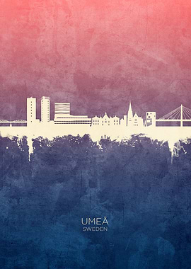 Umea Skyline Sweden