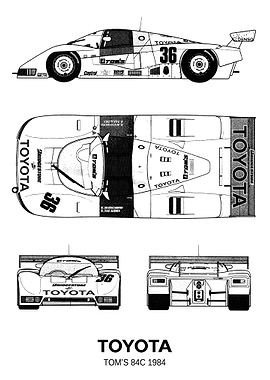 BNW Toyota Toms 84c 1984