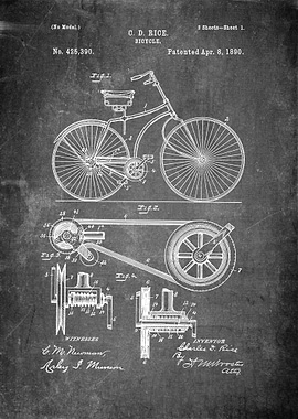 Bicycle Patent Art