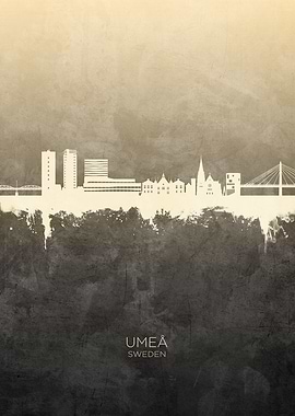 Umea Skyline Sweden