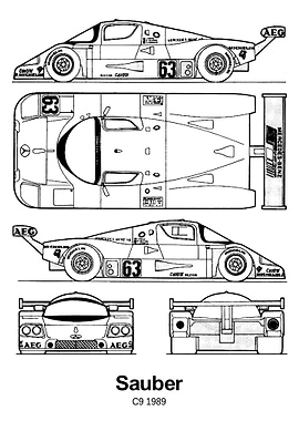 BNW Sauber C9 1989