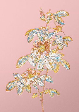 Pink Crystal Rose Flower