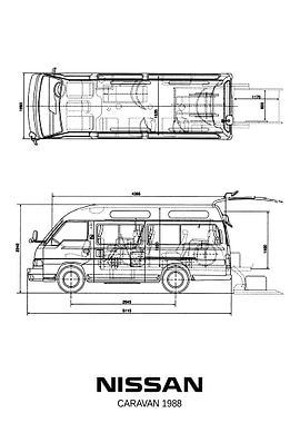 BNW Nissan Caravan 1988