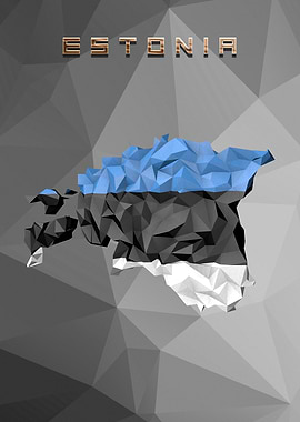 Estonia Country Map