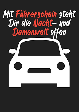 Auto Nacht und Damen Welt