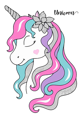 unicorn potrait 3