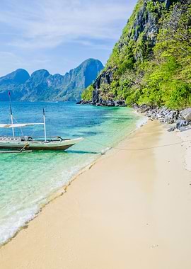 Traditional Banca Boat In