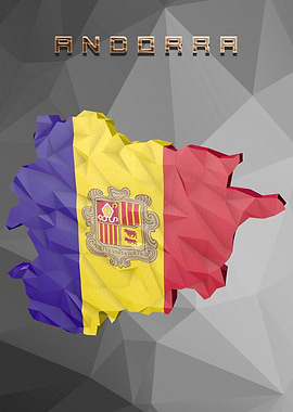 Andorra Country Map