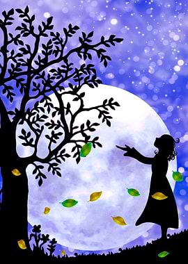 The beautiful girl art