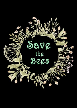 Save Bees Wild Flowers