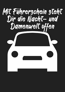 Auto Nacht und Damen Welt