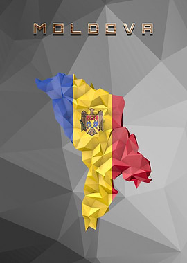 Moldova Country Map