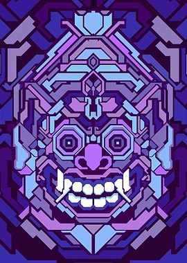 BARONG PURPLE GEOMETRIC
