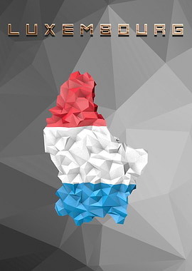 Luxembourg Country Map