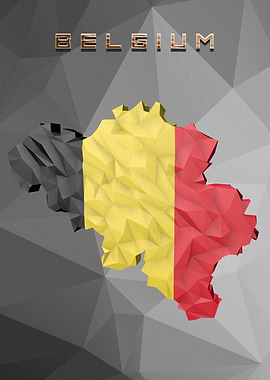 Belgium Country Map