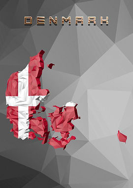 Denmark Country Map