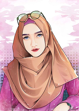 Daily Hijabers in Sunset