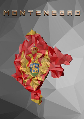 Montenegro Country Map