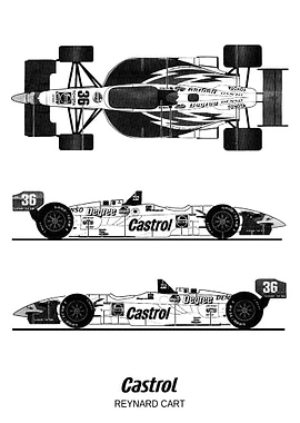 BNW Castrol Reynard cart