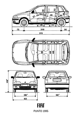 BNW Fiat Cinquecento 1996