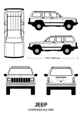 BNW Jeep Cherokee XJ 199