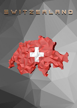 Switzerland Country Map