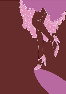 Purple Dance Illustration