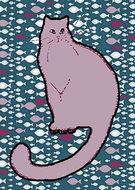 Pink cat