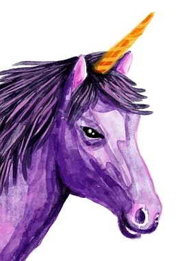 purple unicorn