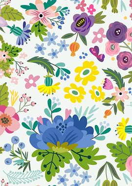 Spring Floral Pattern 04