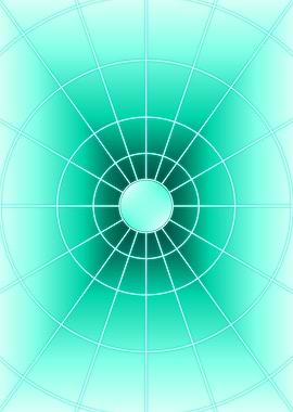 Turquoise Circle Light