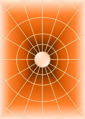 Orange Circle Light
