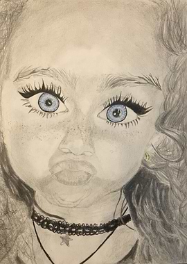 Look at my Big Blue Eyes