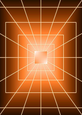 Orange Square Dark