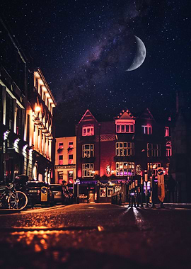 Irish Street at night