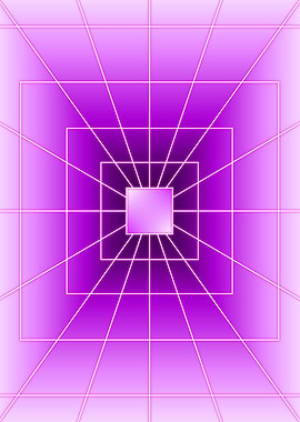 Magenta Square Light